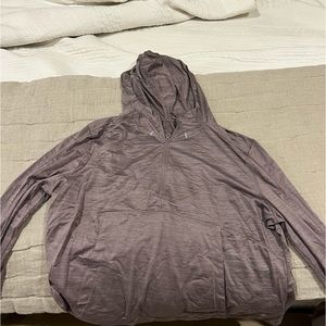 Cropped purple hoodie